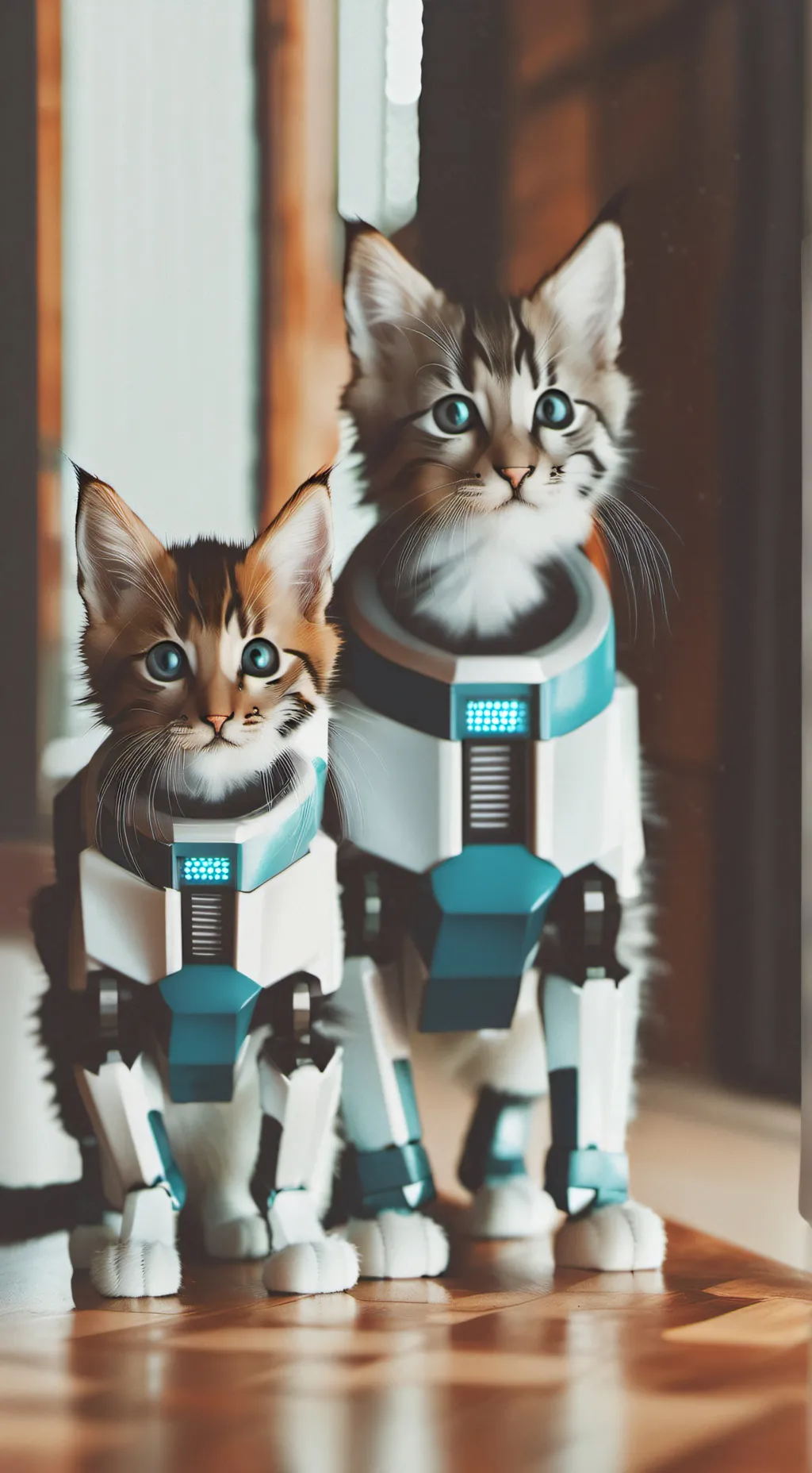 ai character: robo kittens background