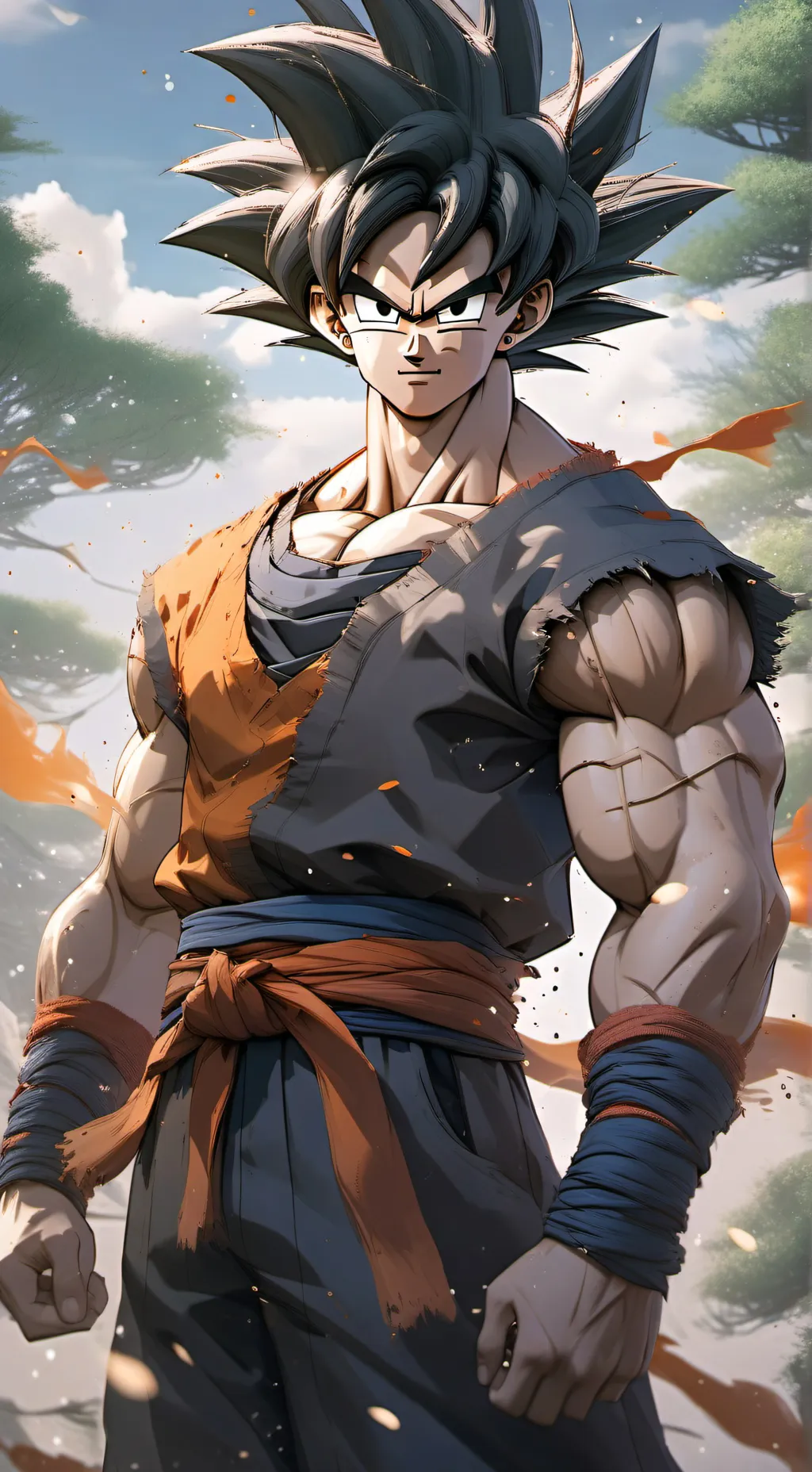 ai character: goku background