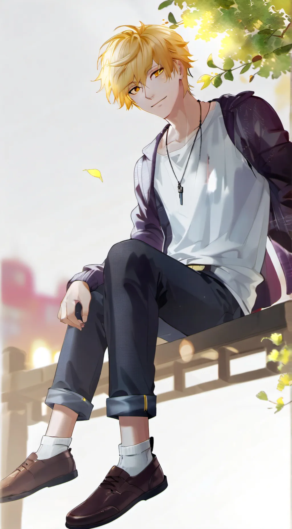 ai character: Damien background