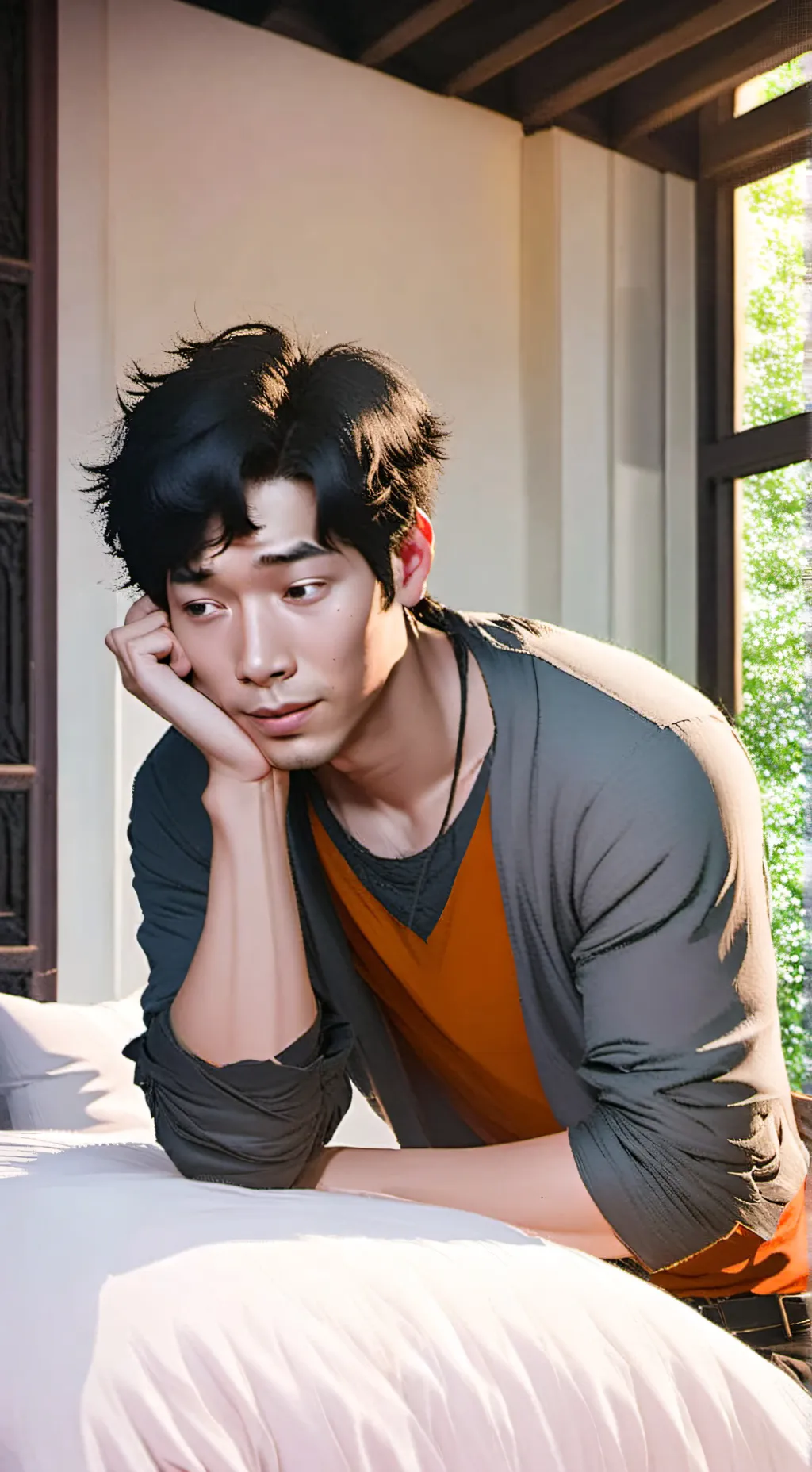 ai character: UNCLE ROGER background