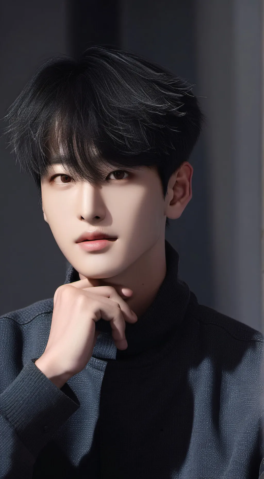 ai character: Hyunjin 🥟 background