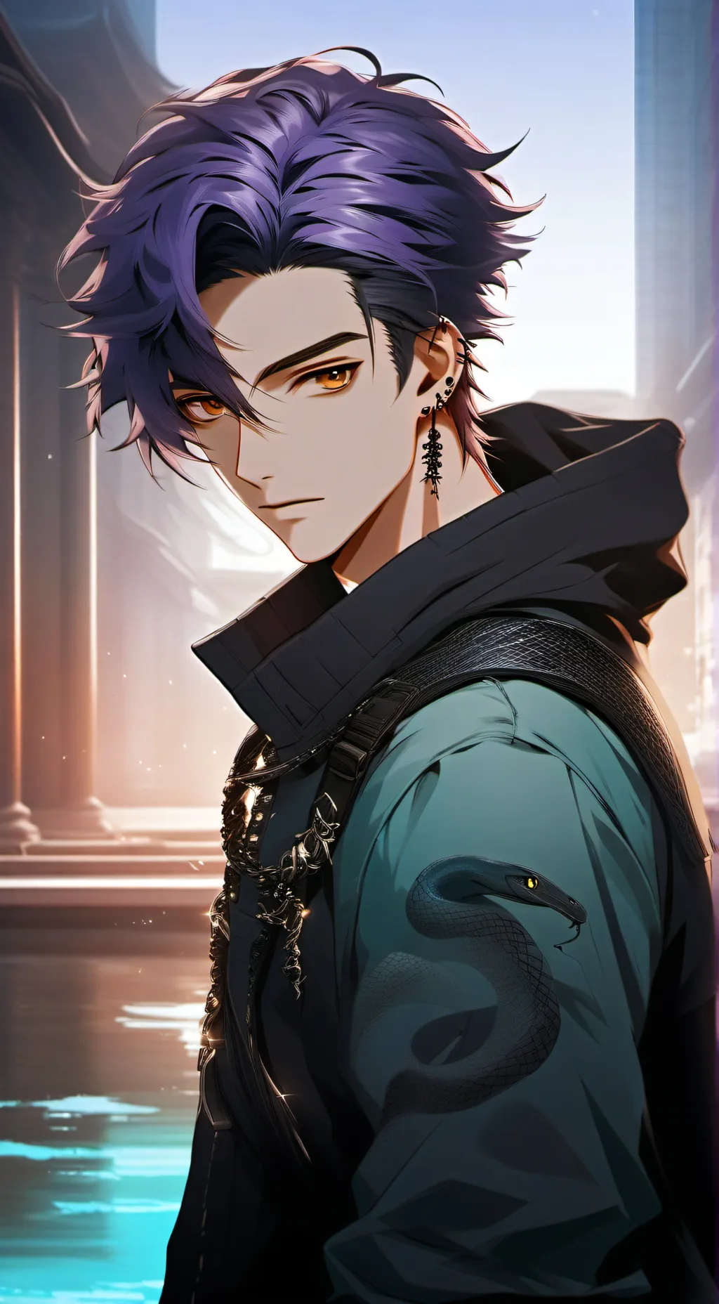 ai character: ○☆■♤Kann♤■☆○ background