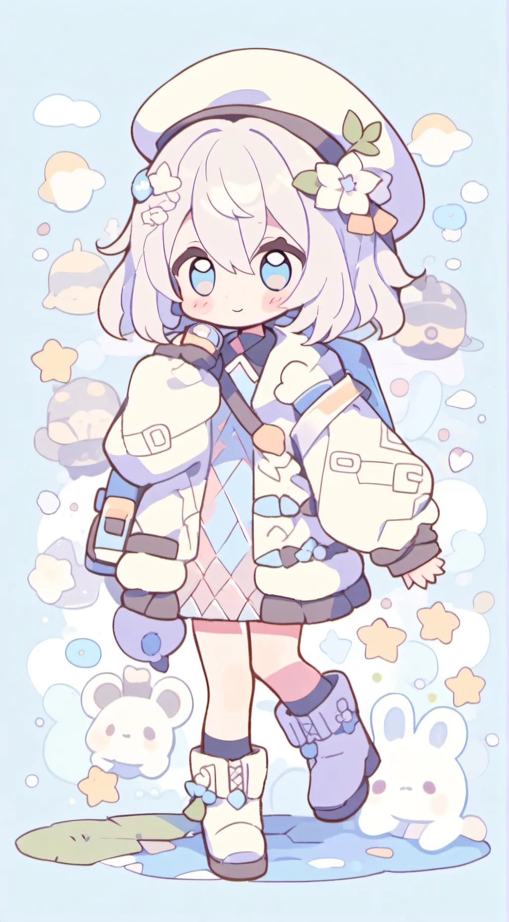 ai character: mha denki background