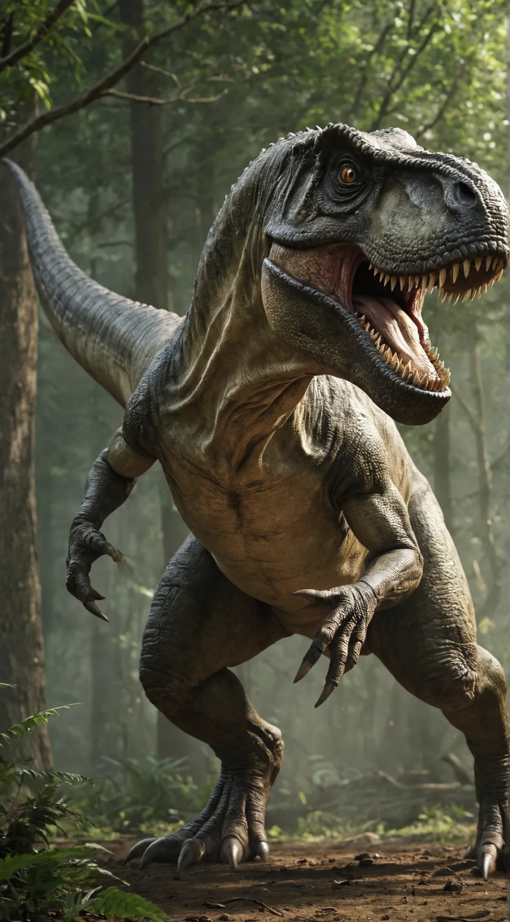 ai character: Jurassic Period background
