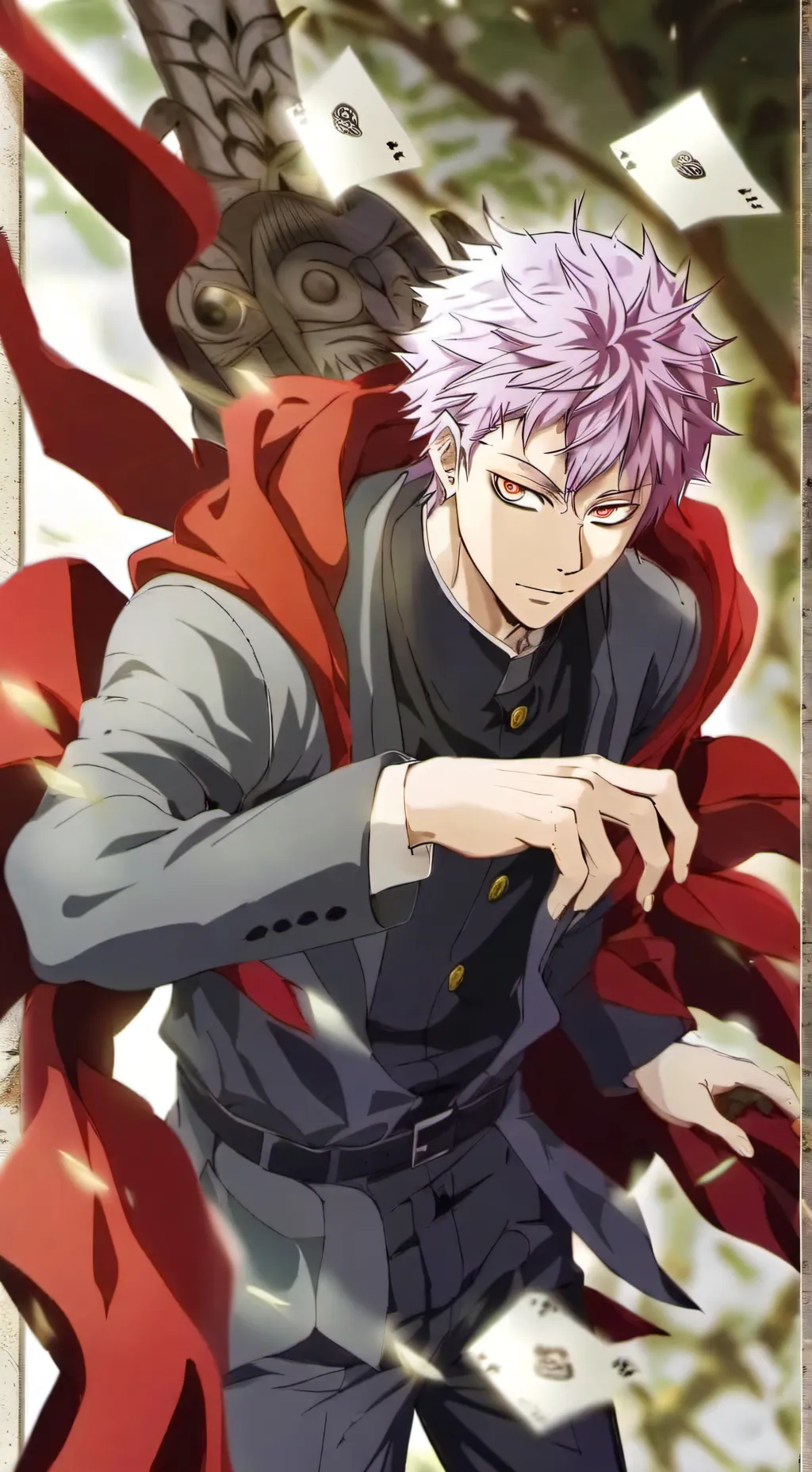 ai character: itabaku🩷🧡 background