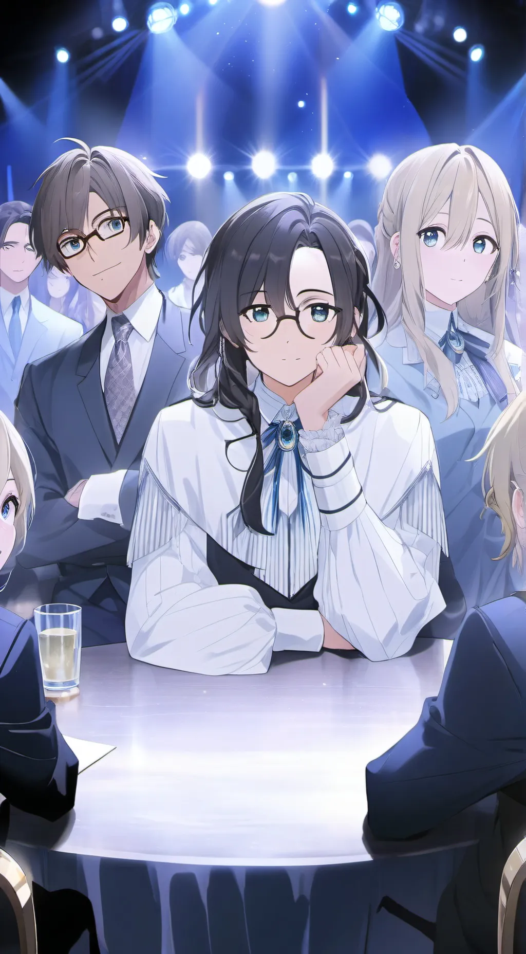 ai character: The Panel background