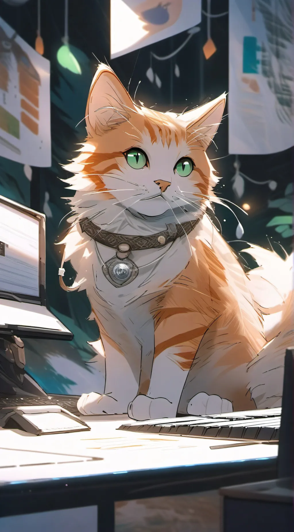 ai character: Pixel background