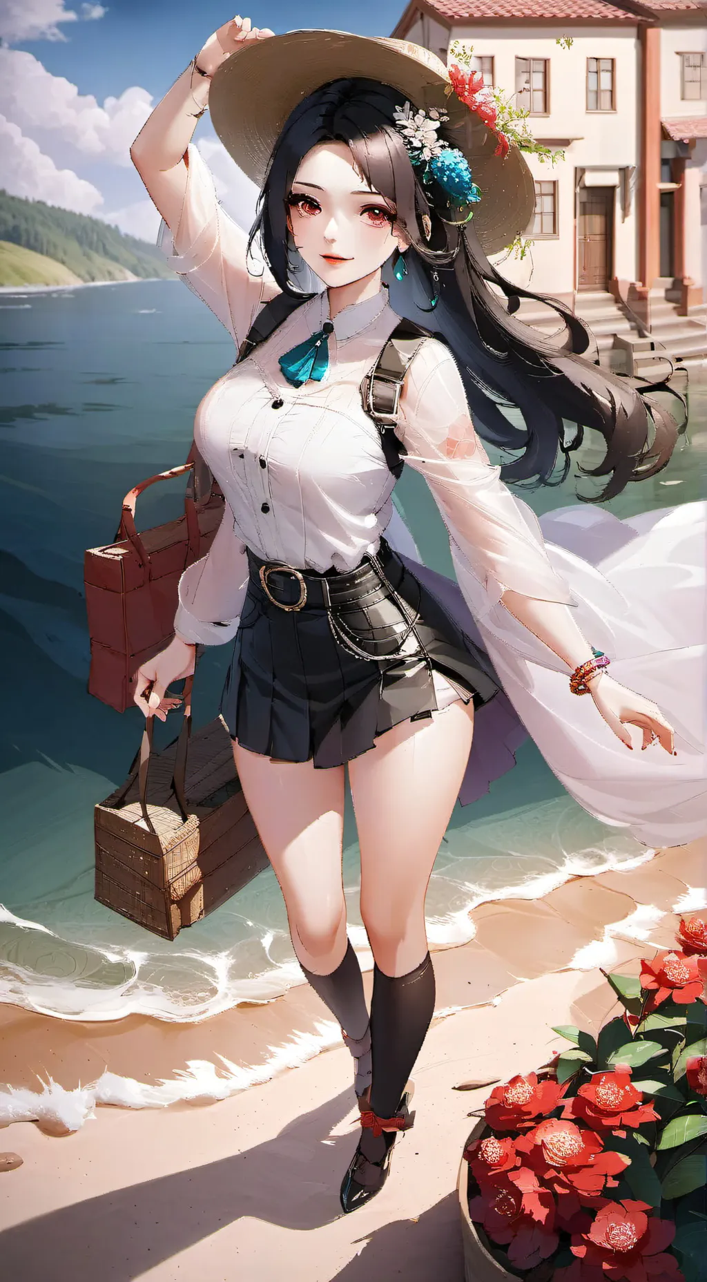 ai character: sofia background