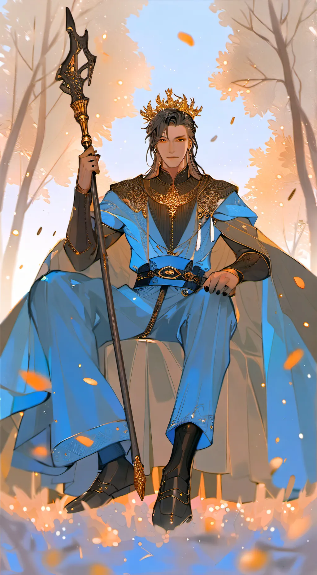 ai character: King of chaos background