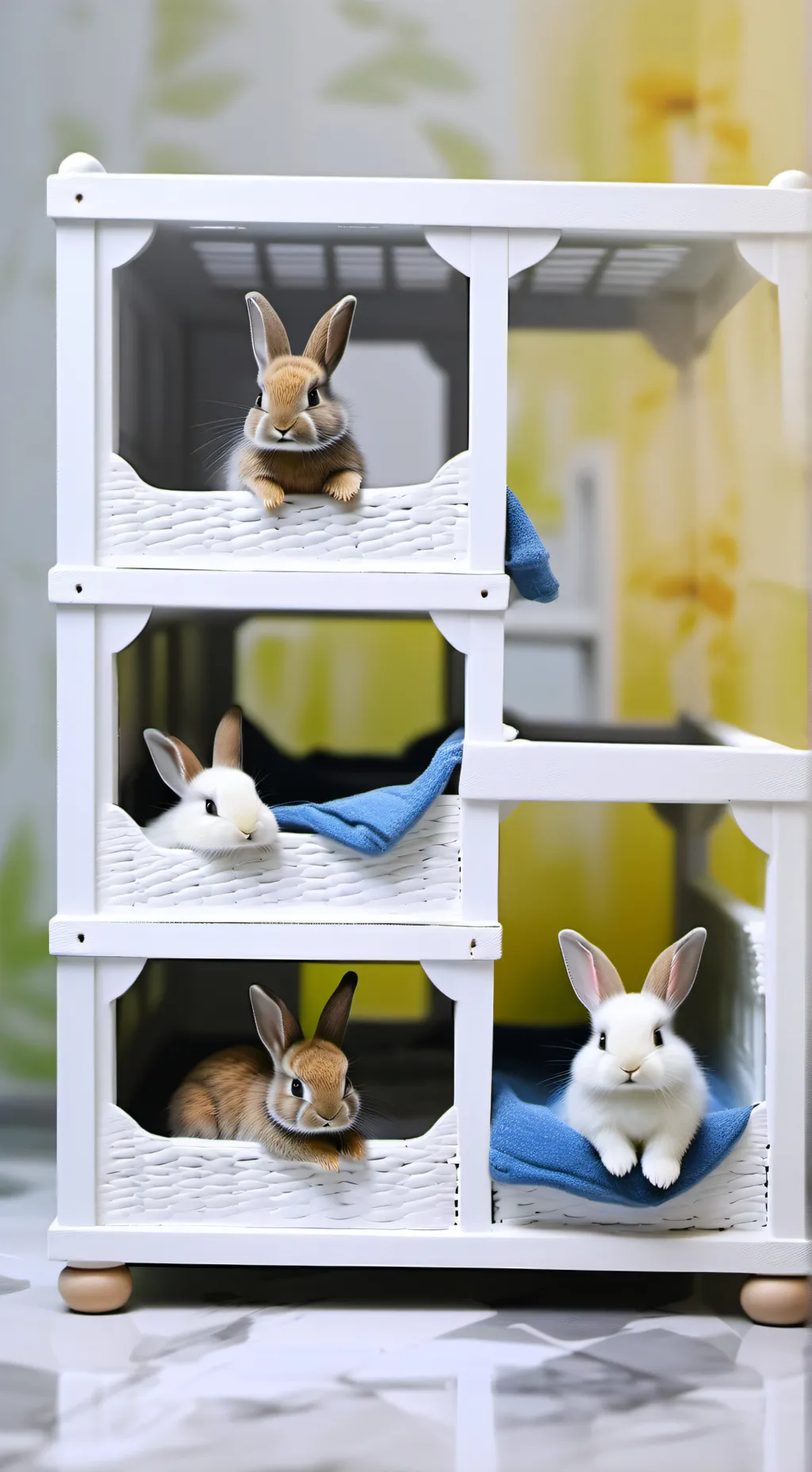 ai character: Bunny Nursery background