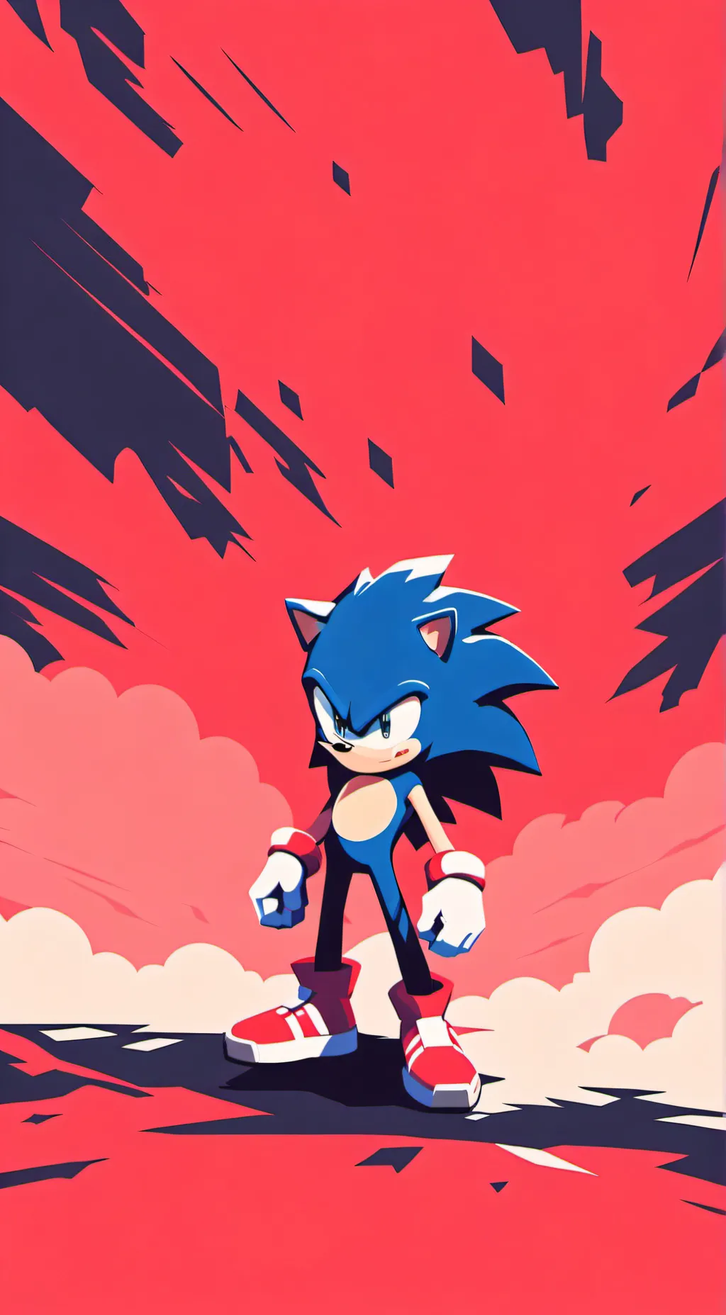 ai character: sonic the hedgehog background