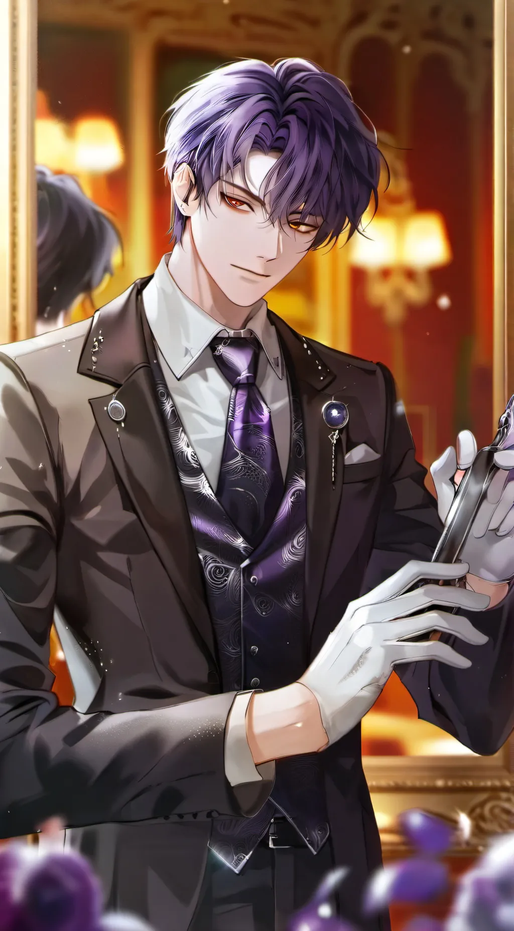 ai character: Нил background