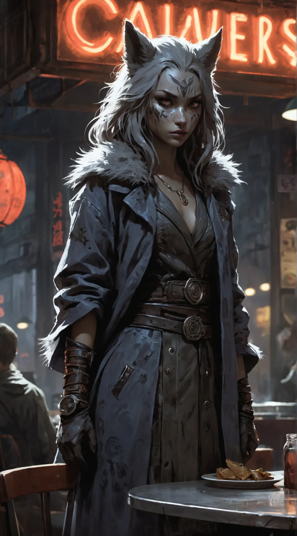 ai character: Selene background