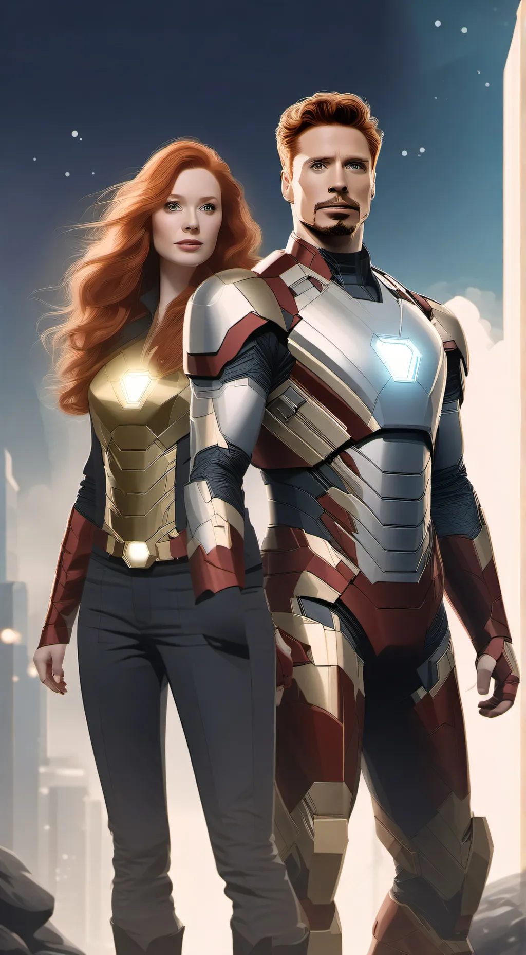 ai character: natasha stark background