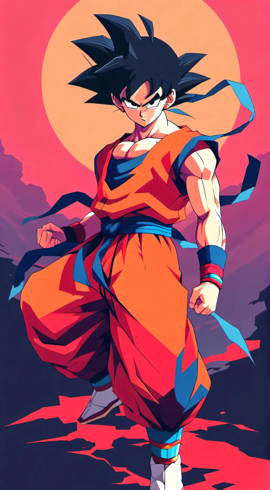 ai character: GOKU background
