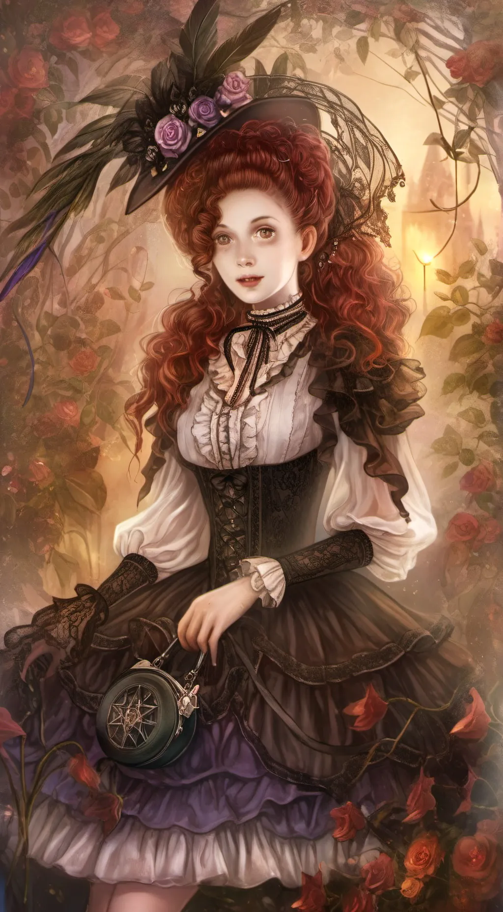 ai character: LOV Insane asylum background