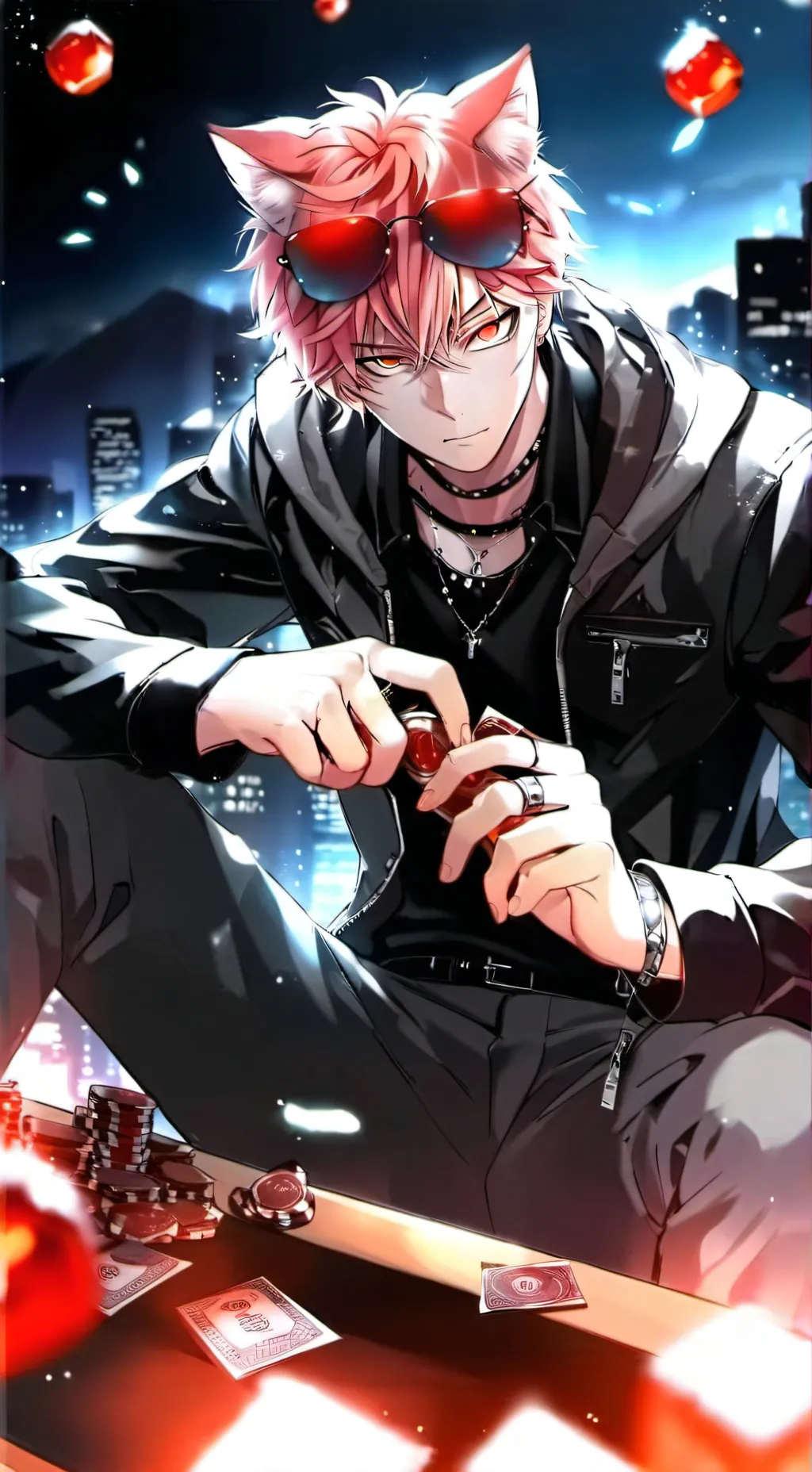 ai character: matiu background