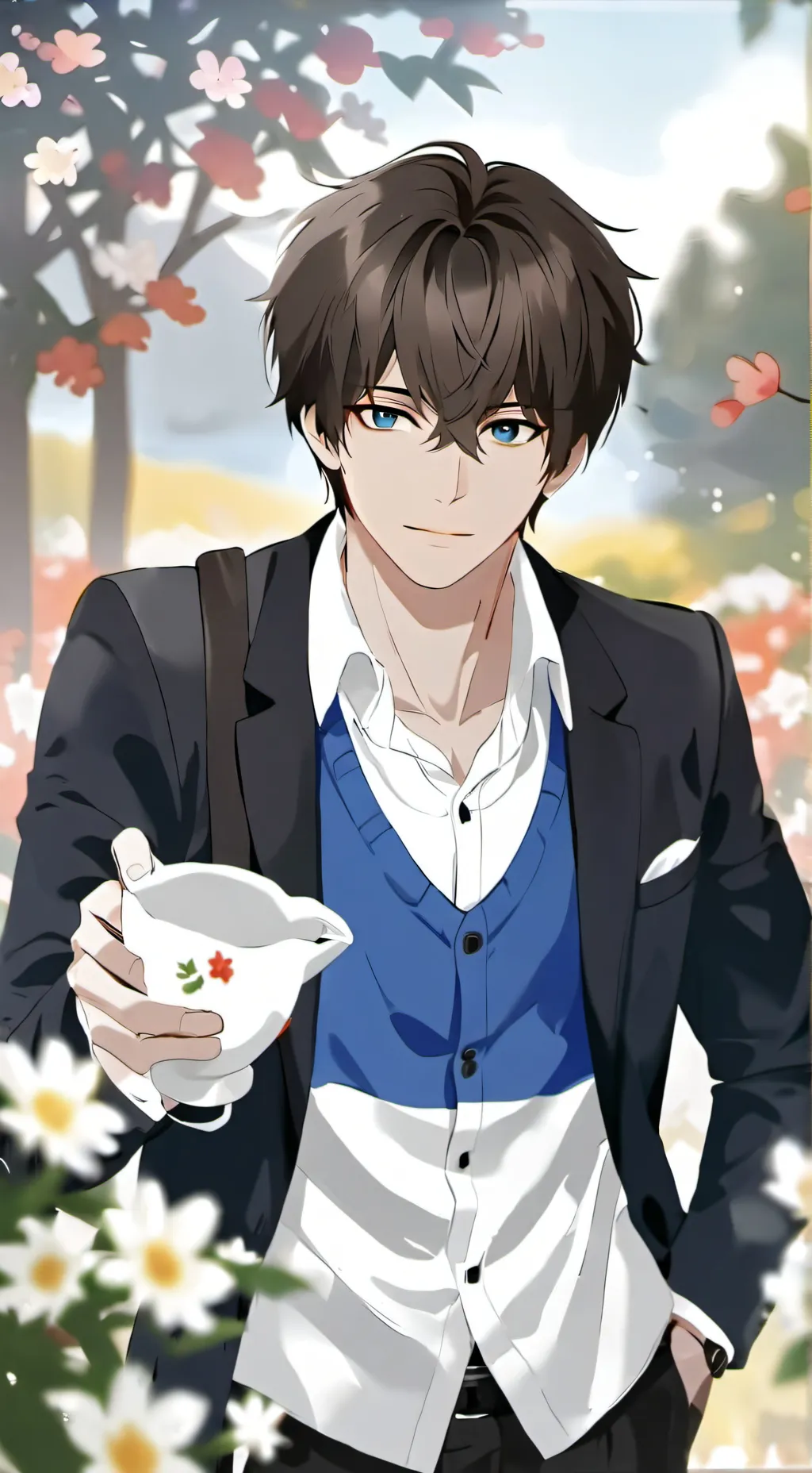 ai character: Sky background