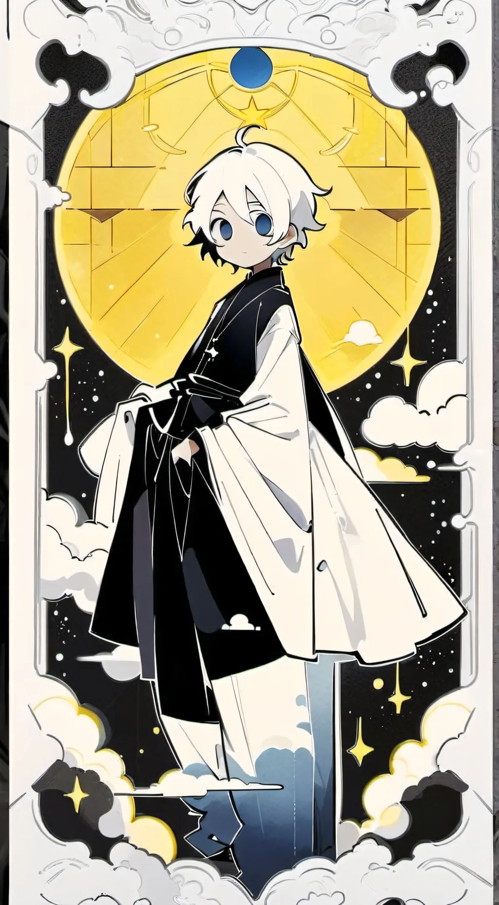 ai character: 🌘Astro✨️ background
