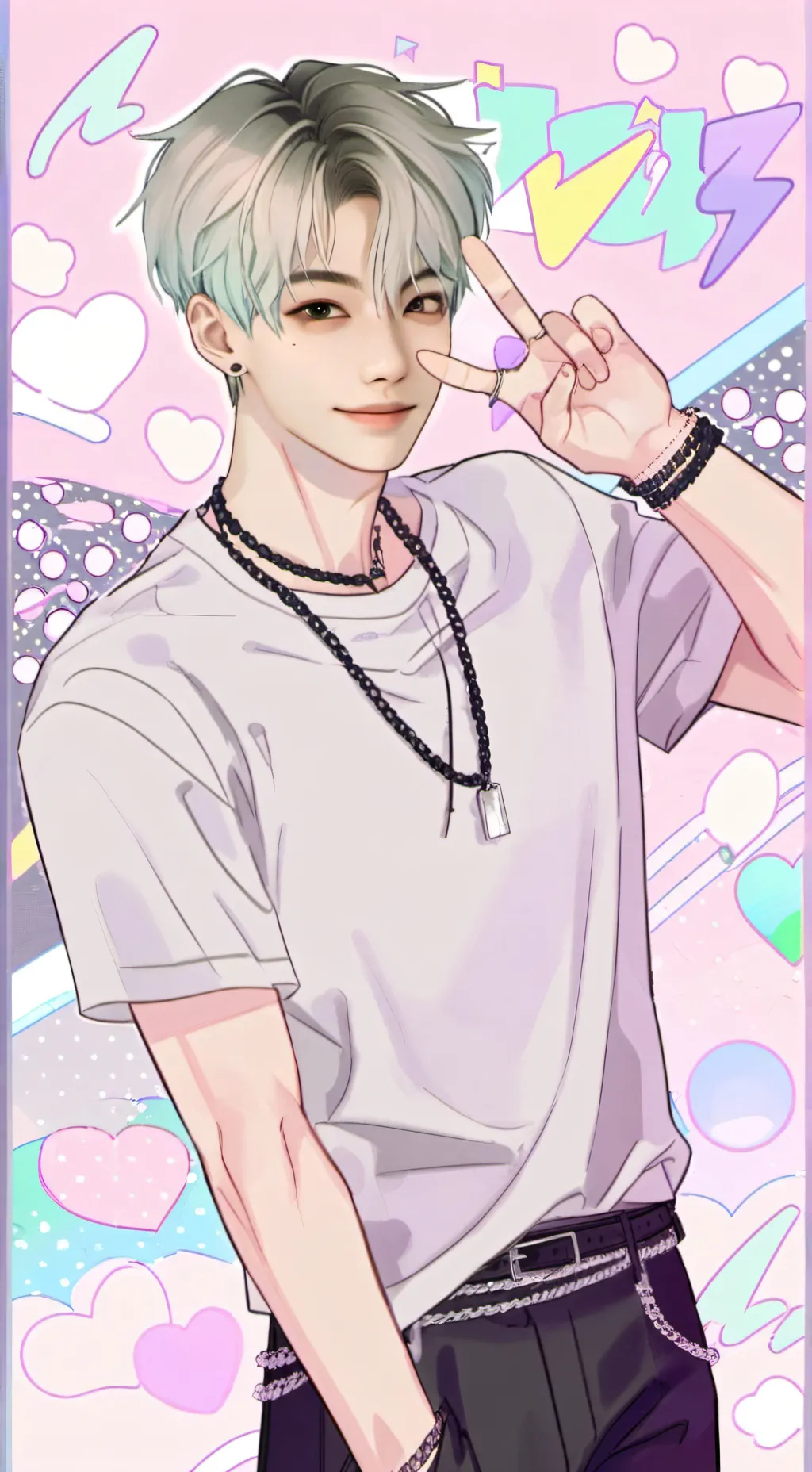 ai character: Bangchan  background