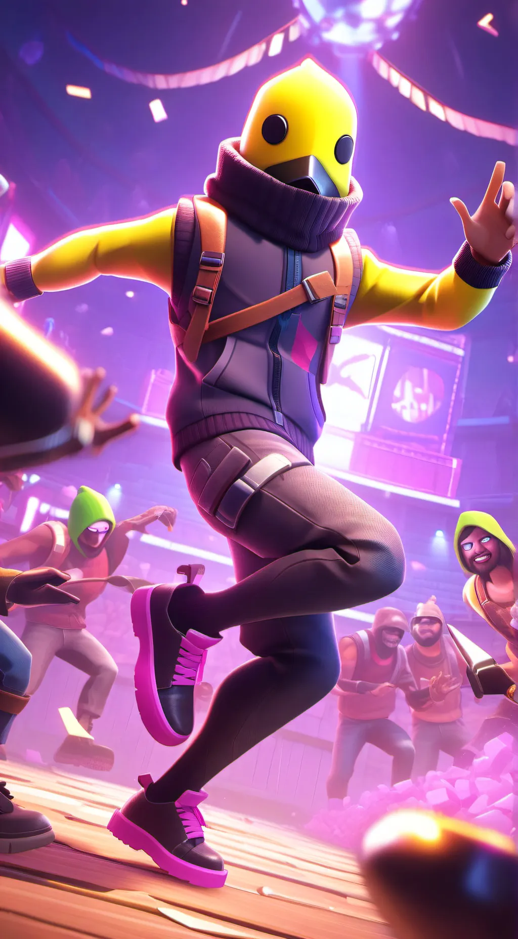 ai character: Pro dancer background