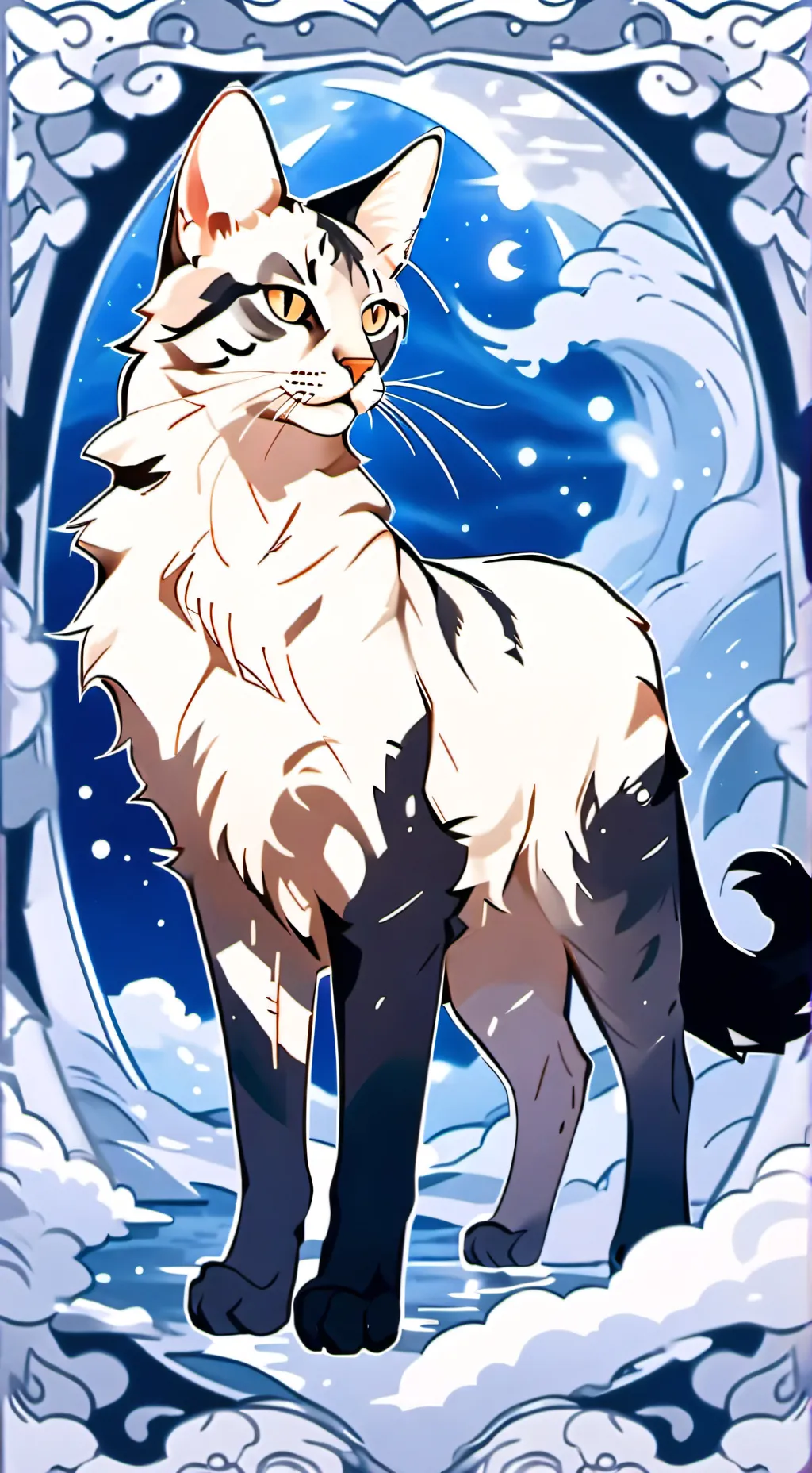 ai character: SC x Wcats background