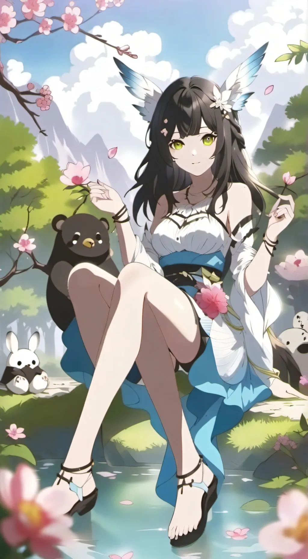 ai character: Celeste  background