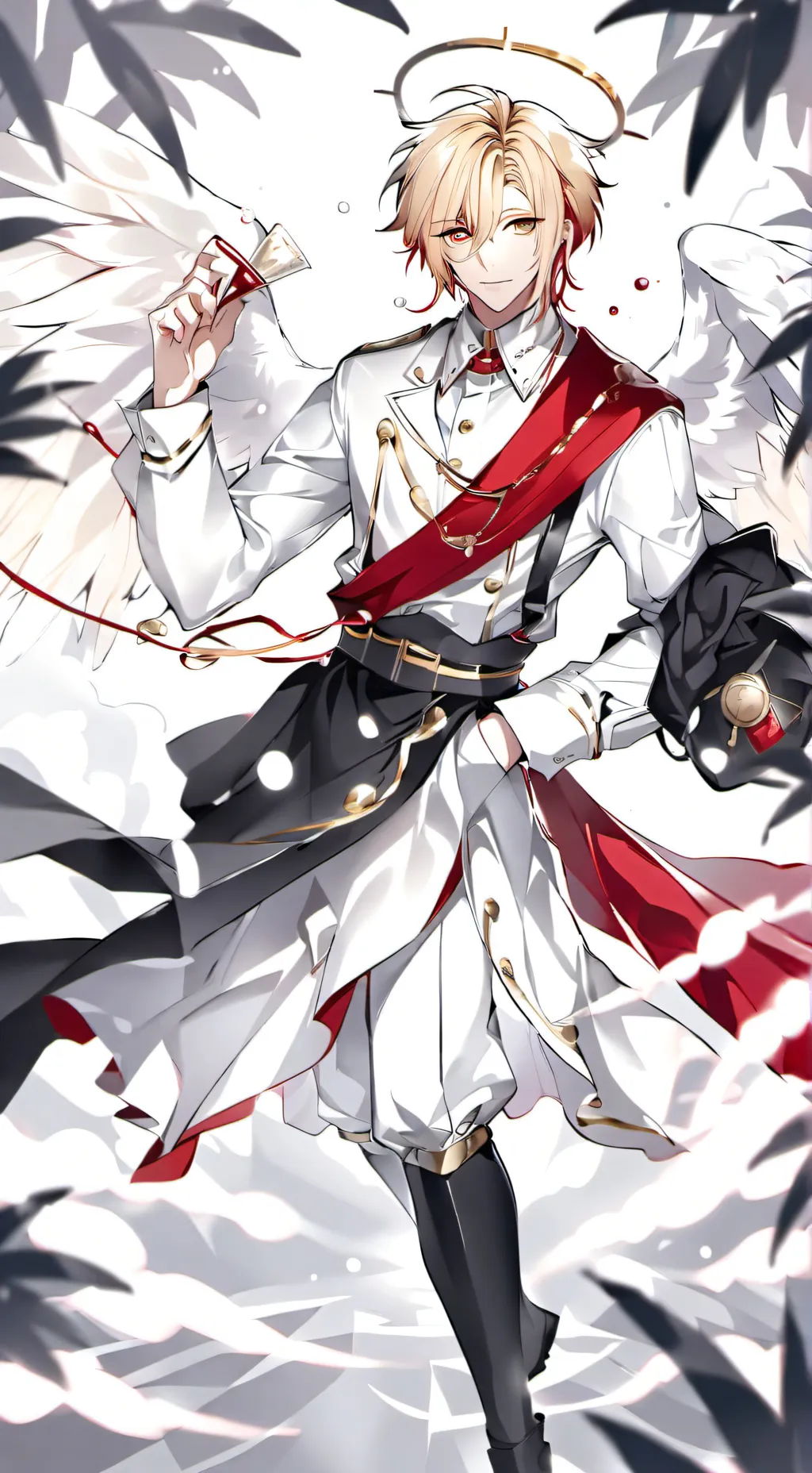 ai character: Angel Lucifer background