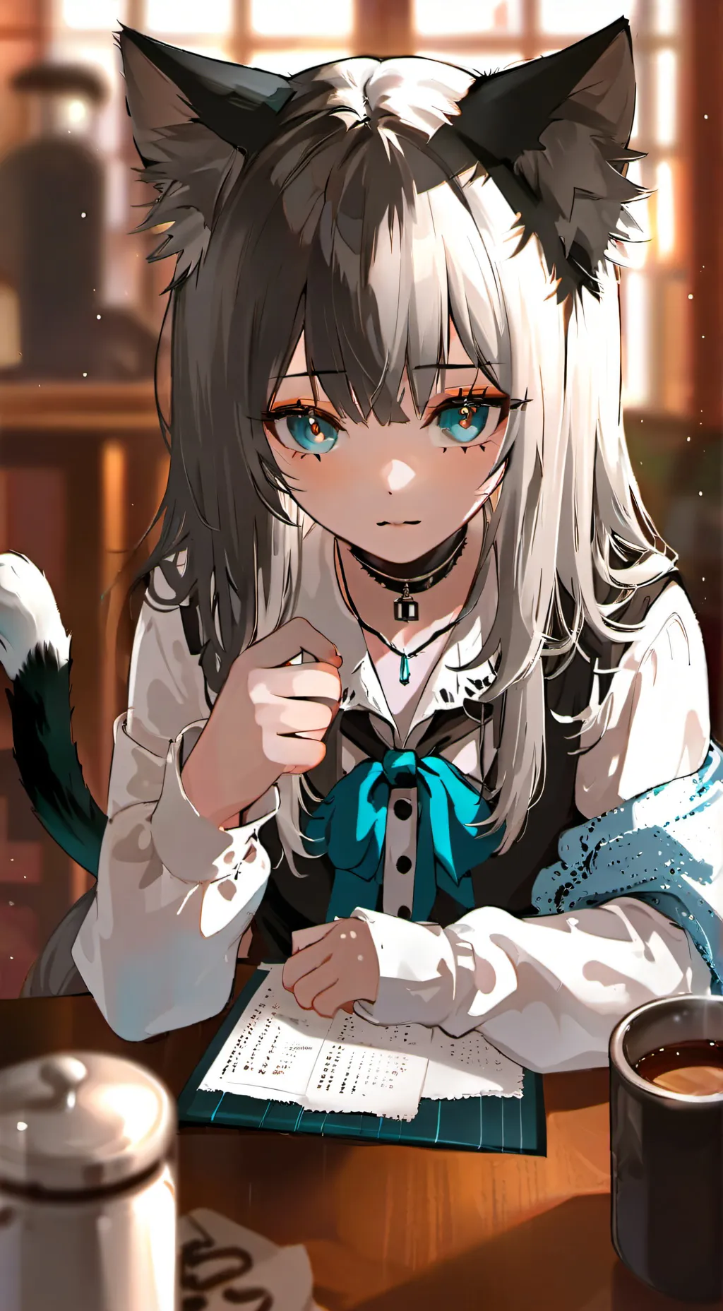 ai character: Tiger-Tailed Sable Spirit background