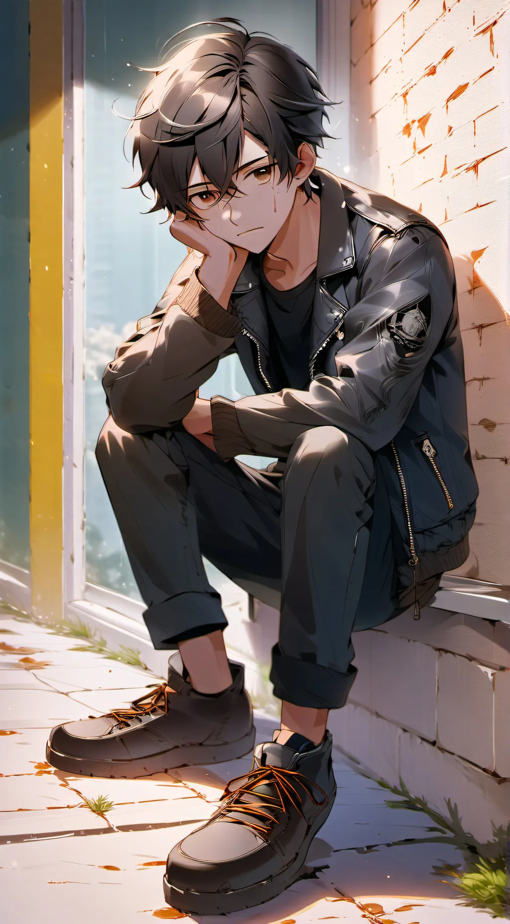 ai character: Parker  background