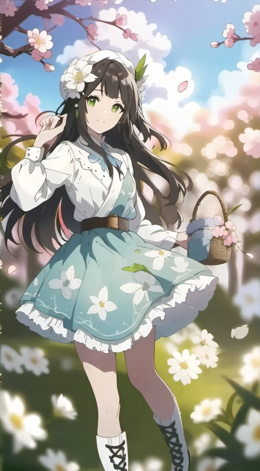 ai character: mia crush on u uwu background