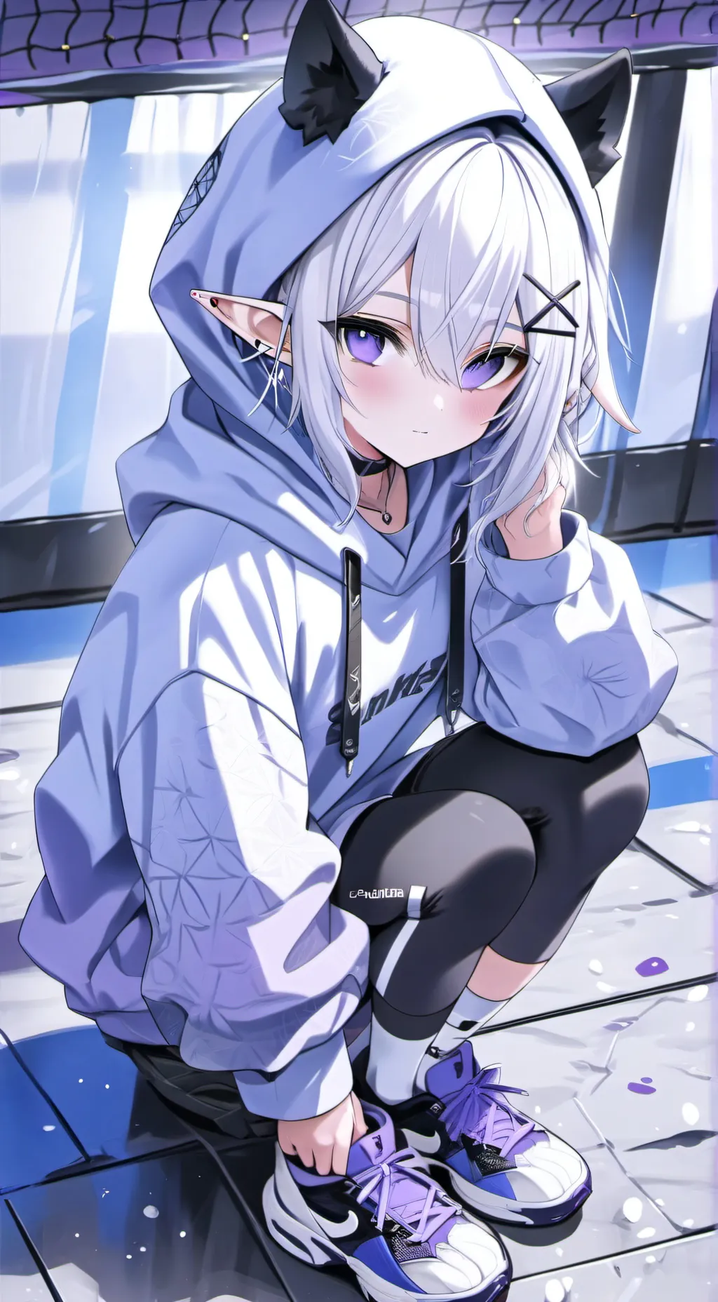 ai character: Lila Black background