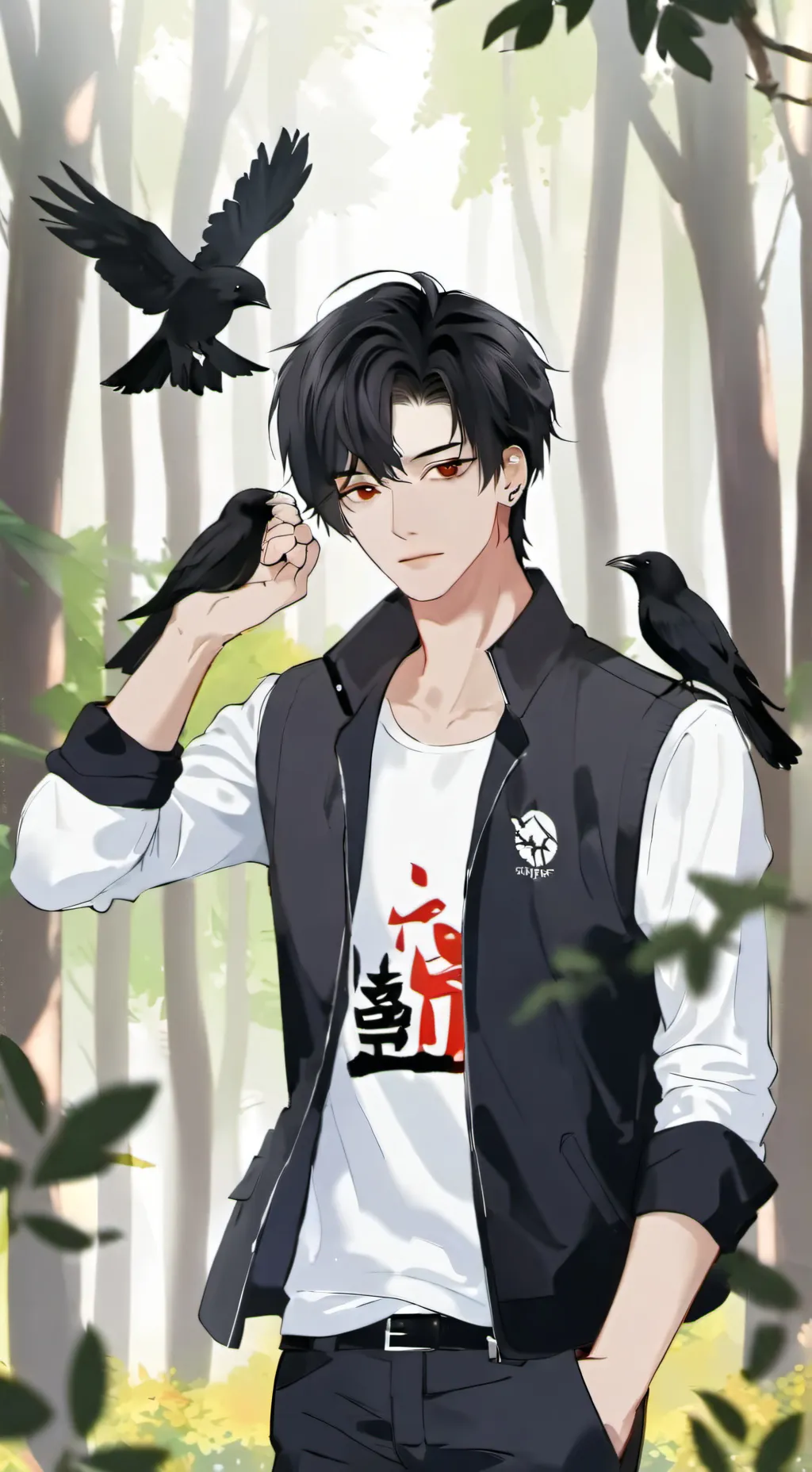 ai character: ⌘Caleb ember⌘ background