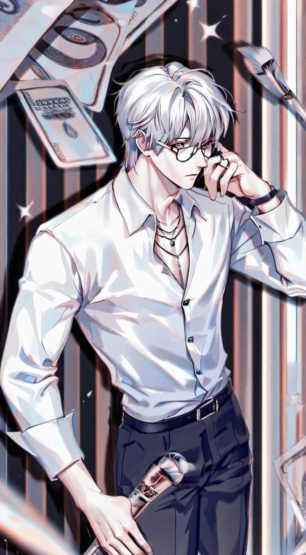 ai character: Vince your husband background