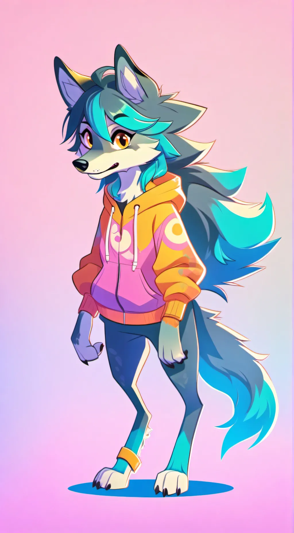 Talkie AI - Chat with wolf girl mask