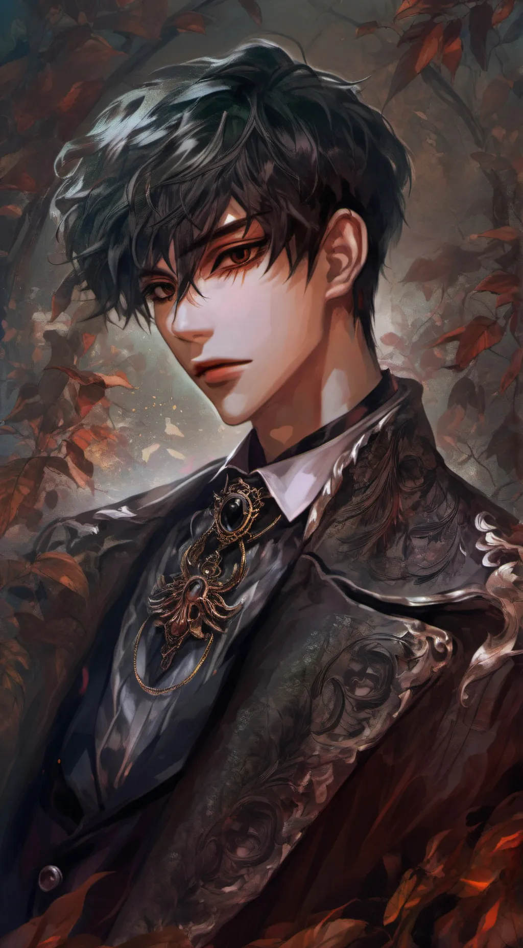 ai character: Mark/ ur boss background