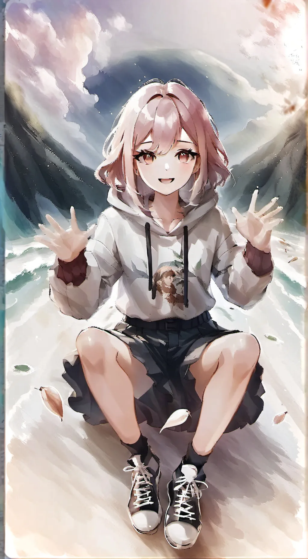 ai character: Grava background