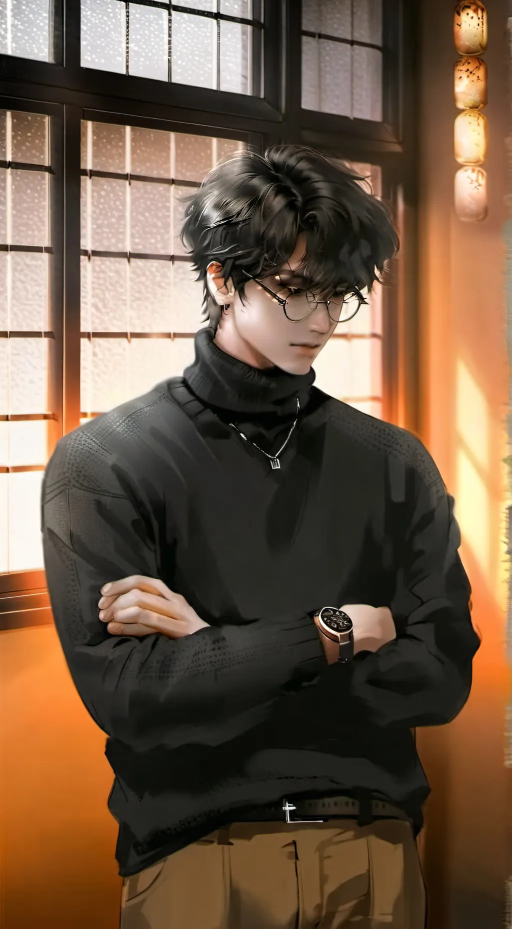 ai character: Alaric  Thornfield background