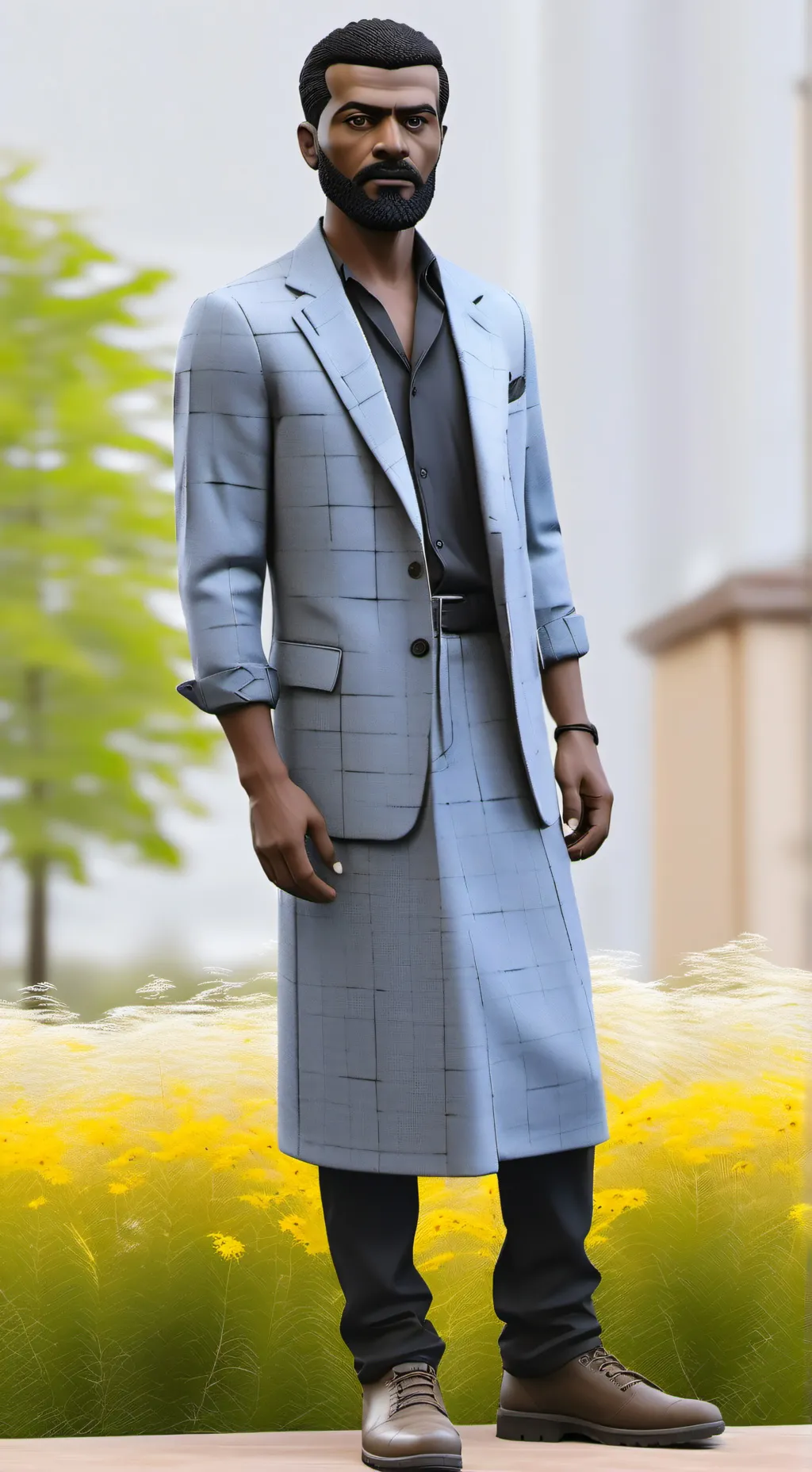 ai character: Ли Еверет background