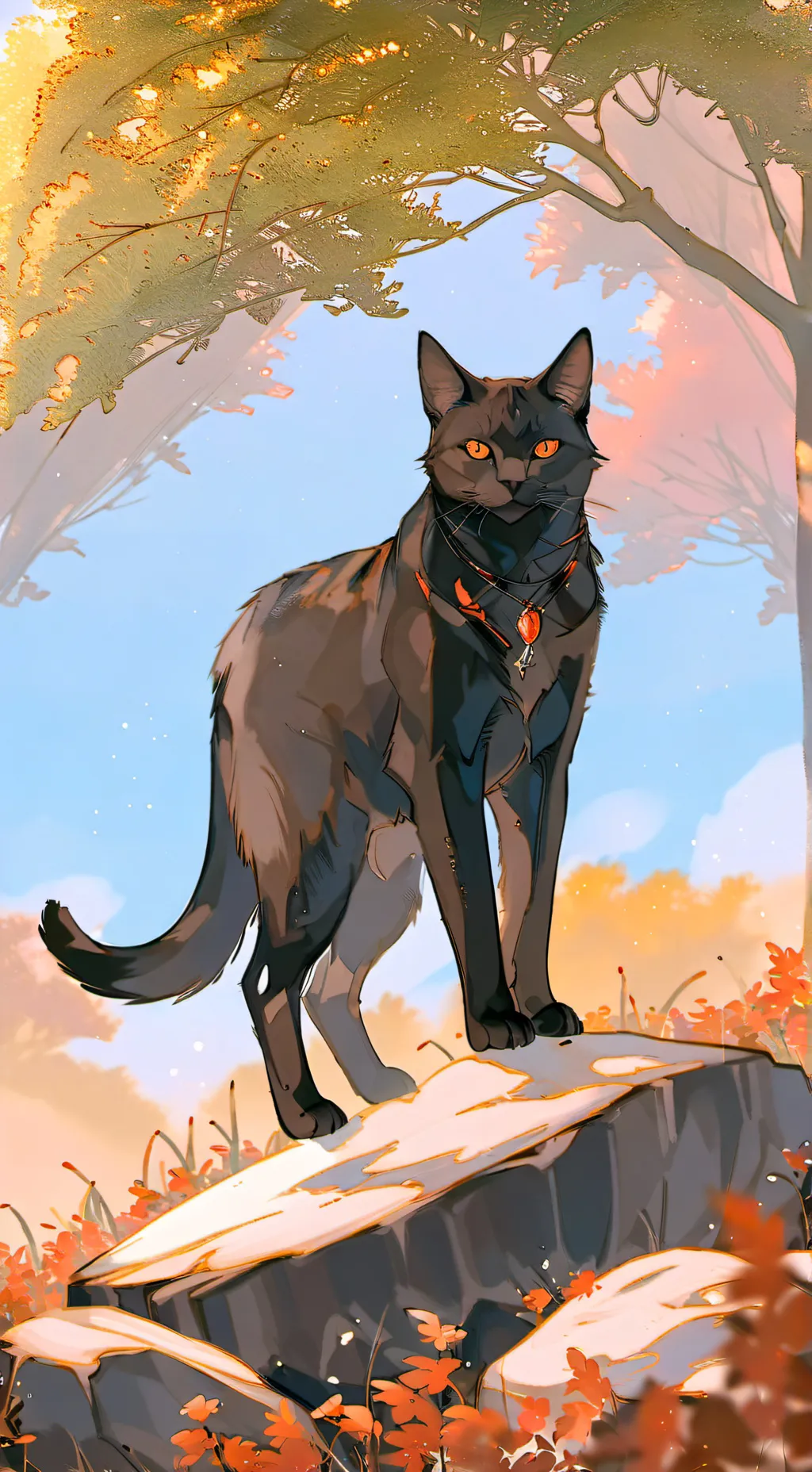 ai character: Dawn of no light background