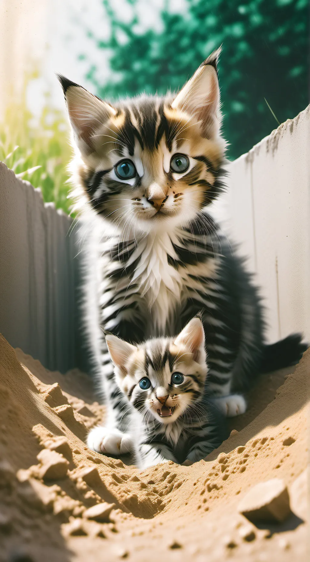 ai character: Dead cat withhiski background