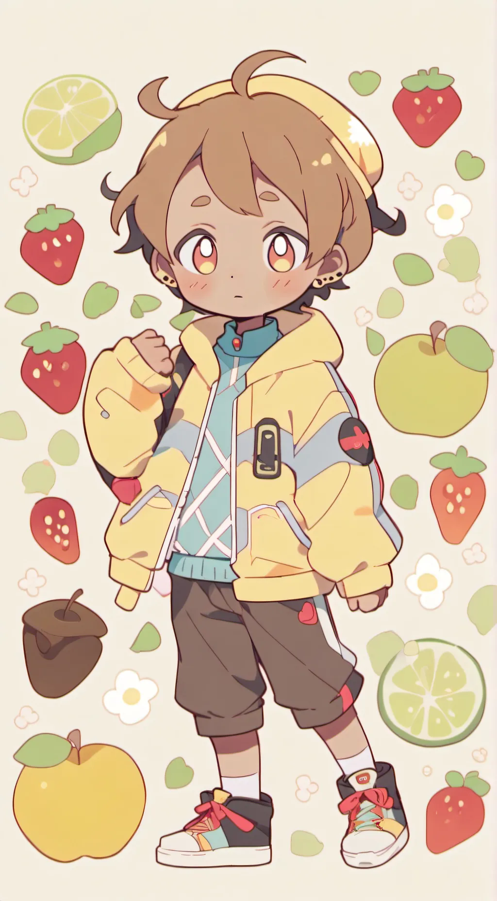 ai character: L. O. V background