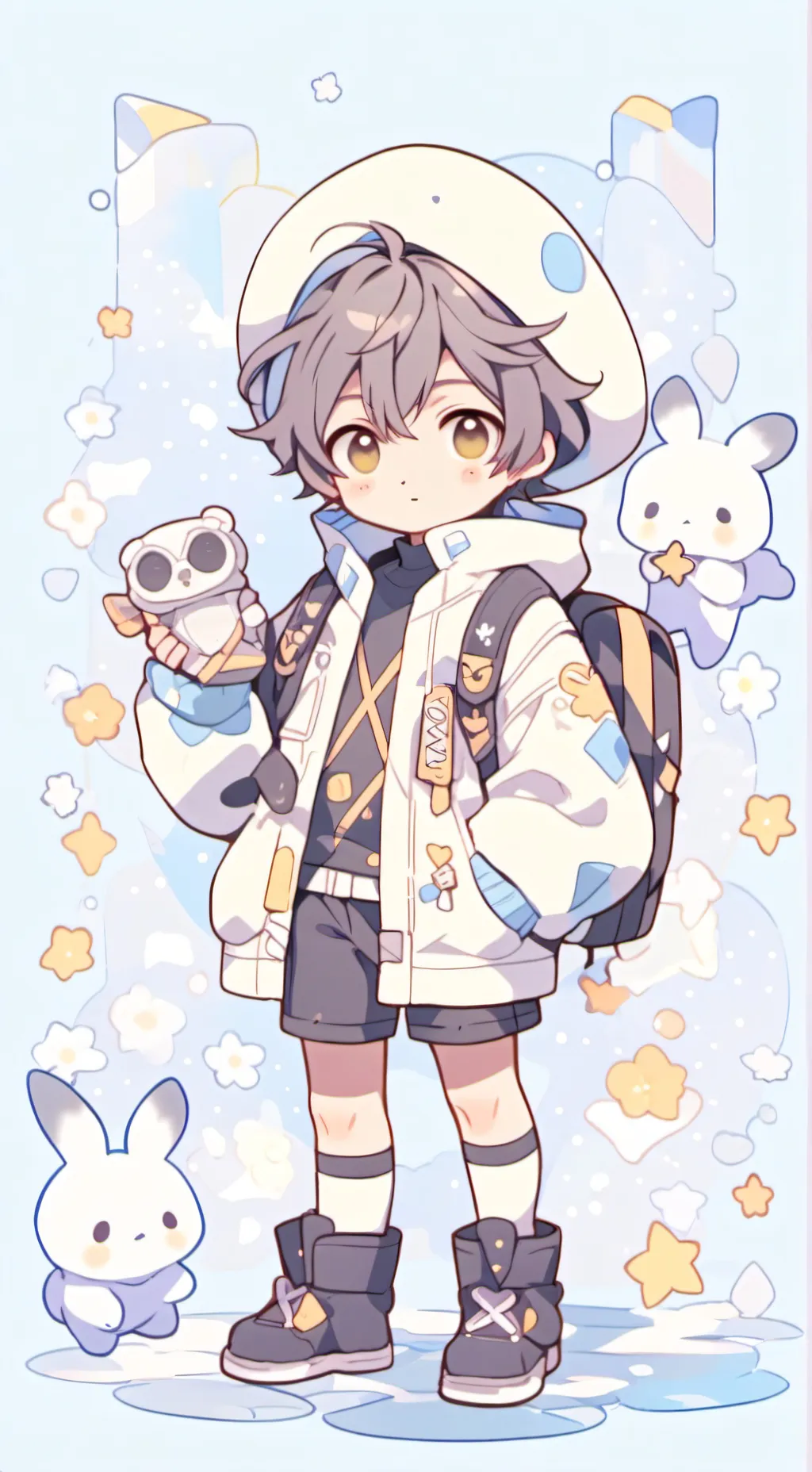 ai character: stray kid background