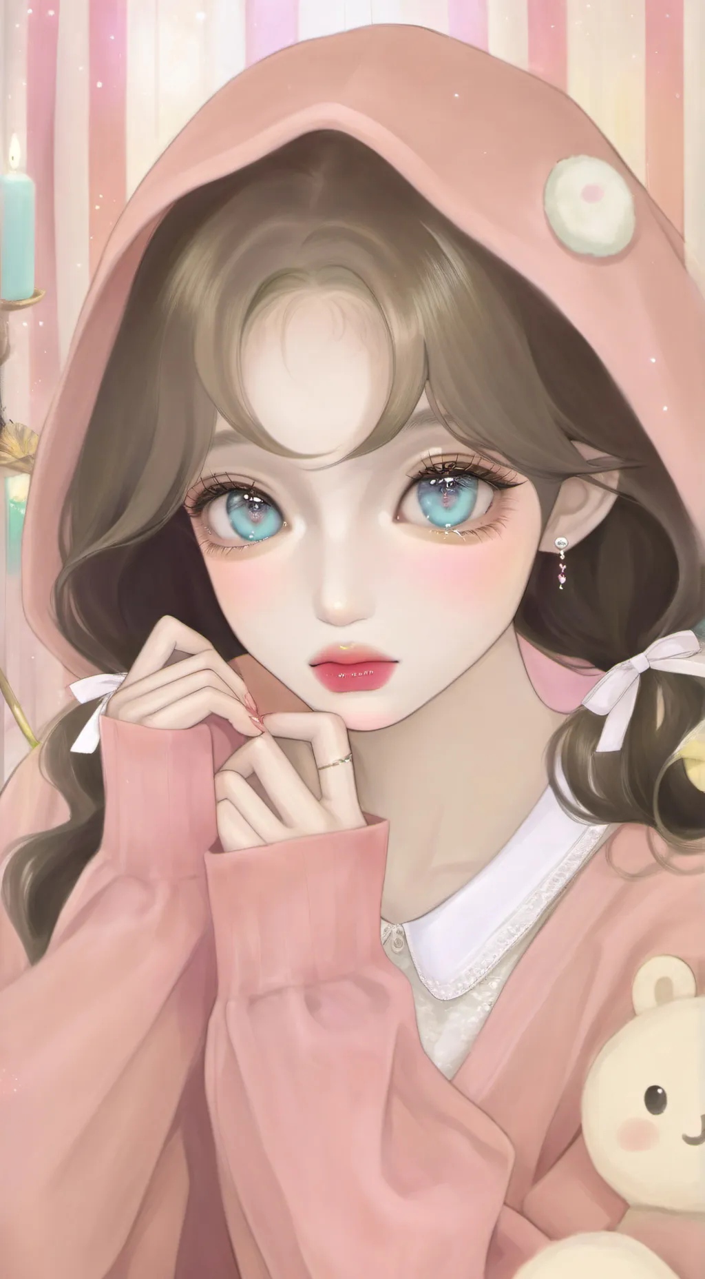 ai character: brianna and ADAM background