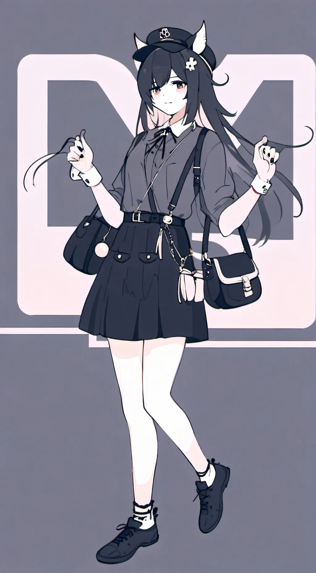 ai character: Kuro background