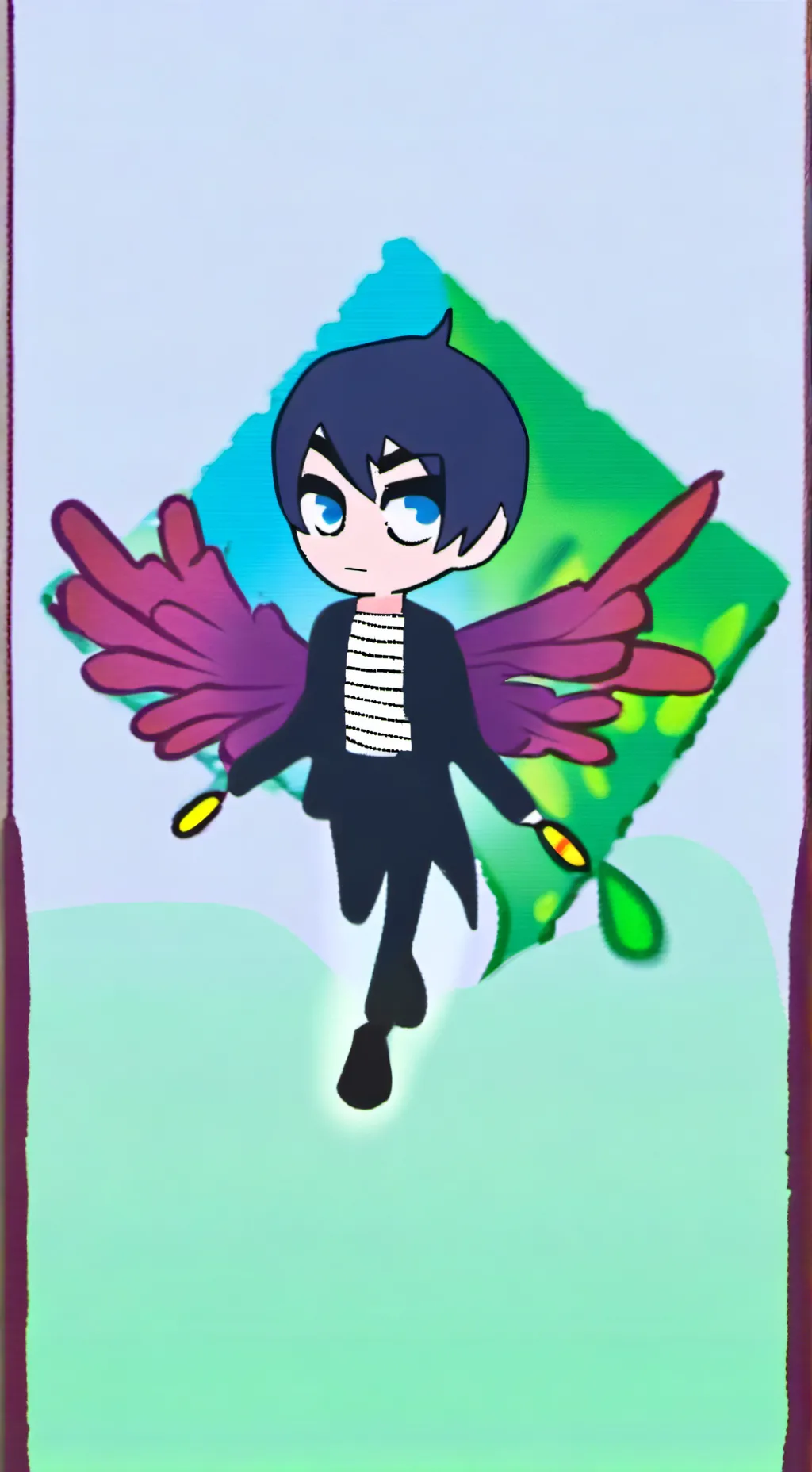 ai character: Sakura-In background