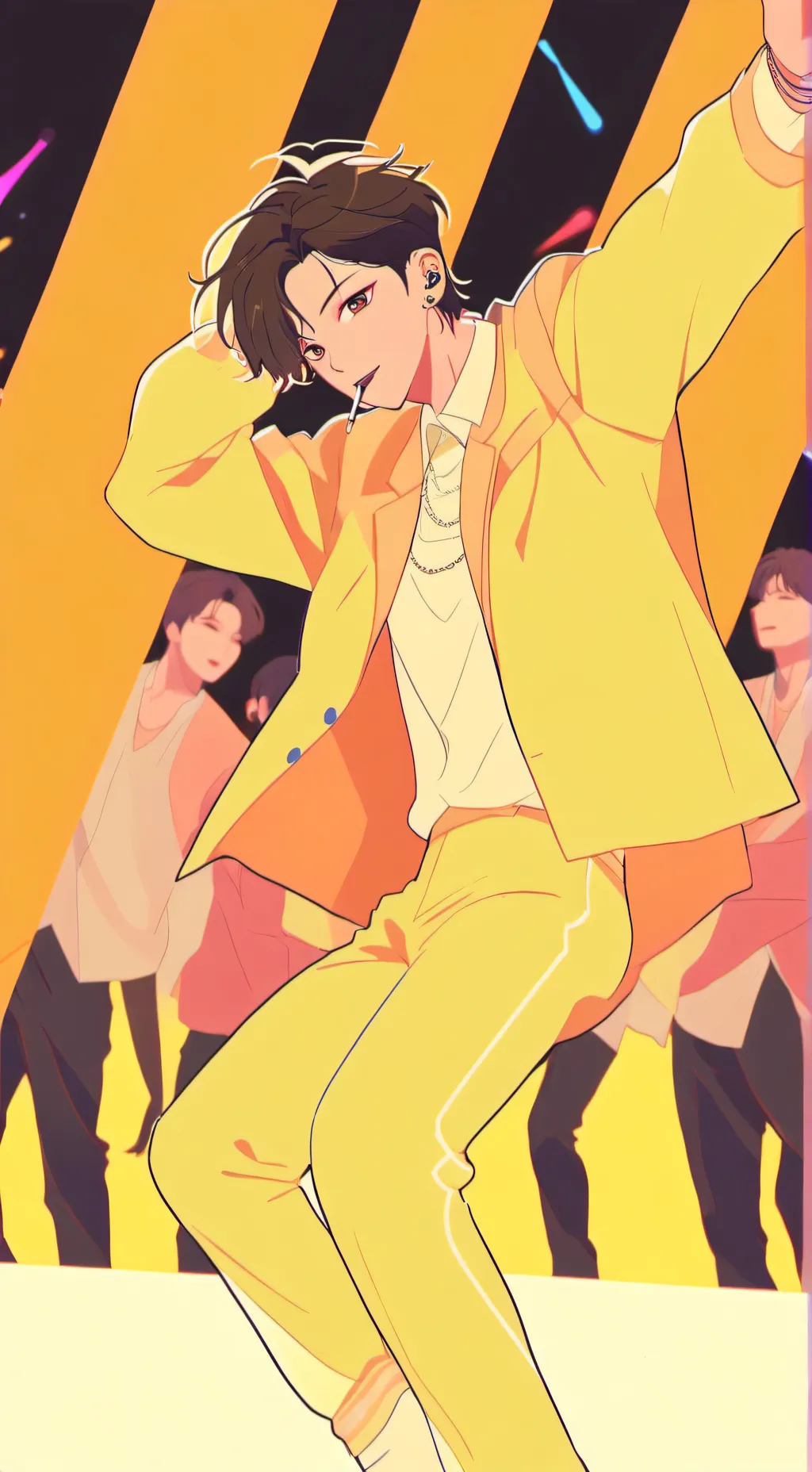 ai character: Stray kids background