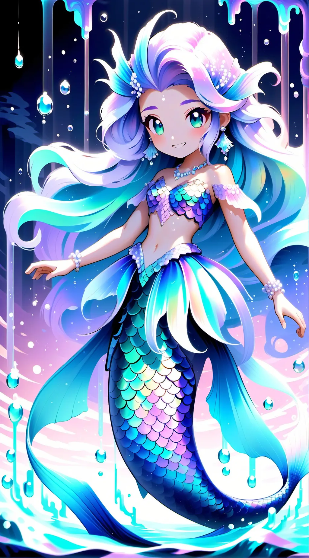 ai character: Mermaid life background