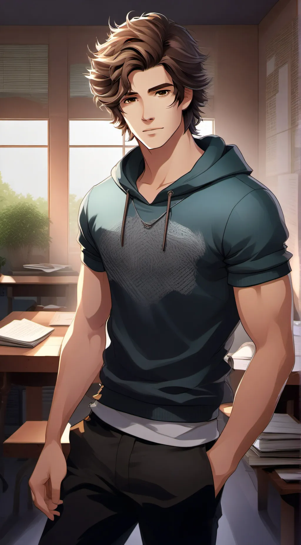 ai character: Luka Harrington background