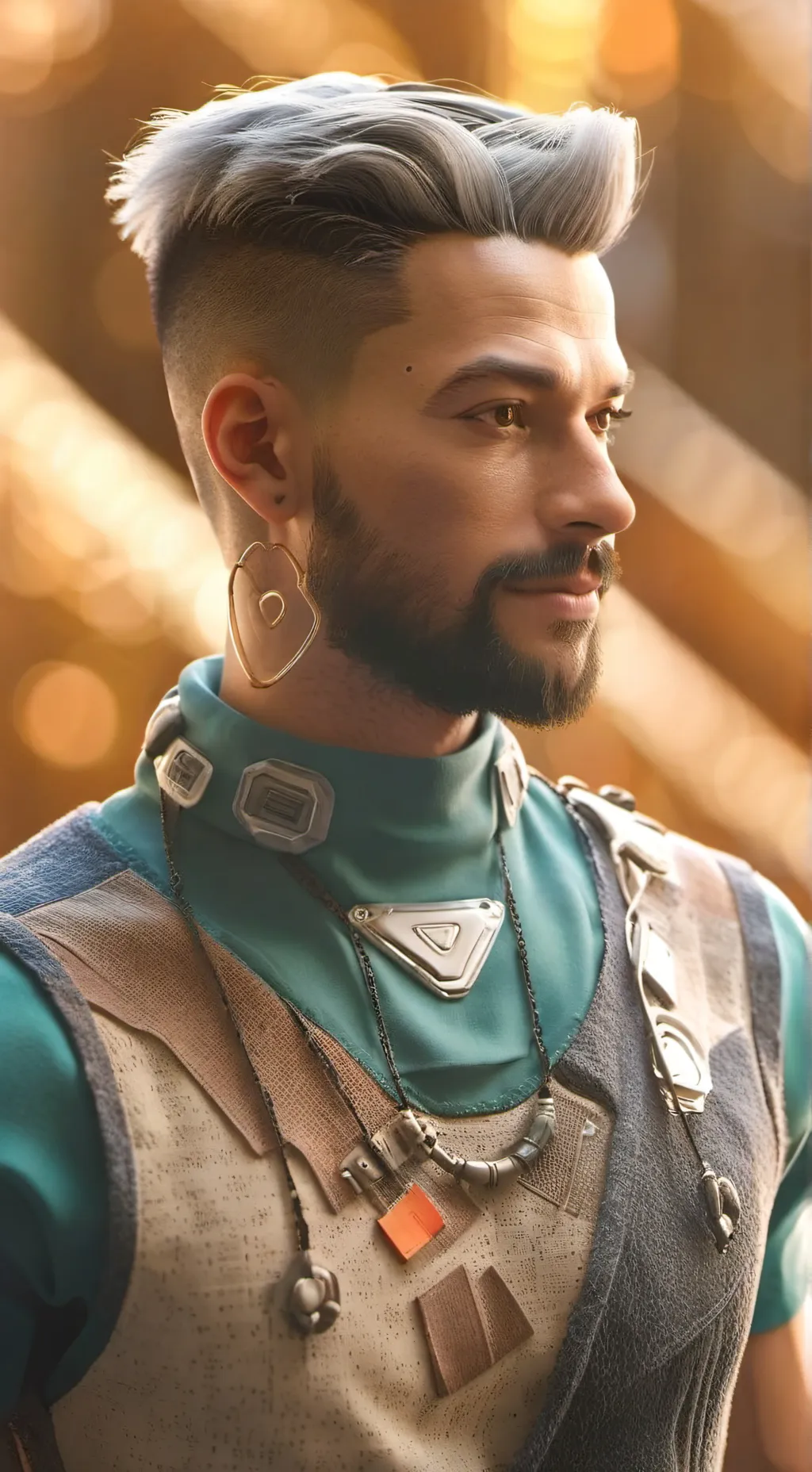 ai character: Menaiid  background